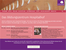 Tablet Screenshot of hospitalhof.de